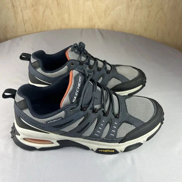 Skechers Skech-Air Envoy Men's 12 Gray Waterproof Walking Hiking Shoes - Picture 7 of 16